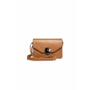 Geanta dama piele - Carmen - bizonat coniac - 22 x 10 x 15 cm imagine