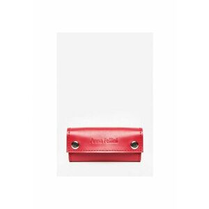 Port chie piele - rosu - 15x12x0 cm imagine