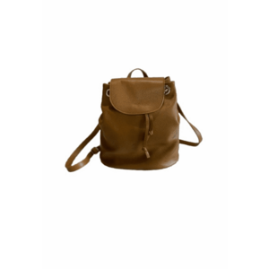 Rucsac dama piele - 4 mare - coniac - 34x16x34 cm imagine