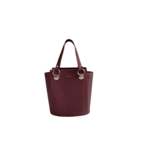Geanta dama piele - Elisabeth 8 - bordo - 25x14x27 cm imagine