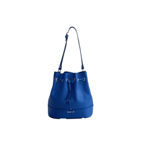 Geanta dama piele - Saculet mic albastru - 30x12x30 cm imagine