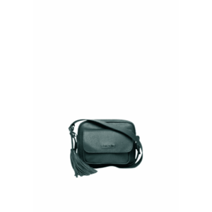 Geanta dama piele - Lucy - verde - 22x10x17 cm imagine