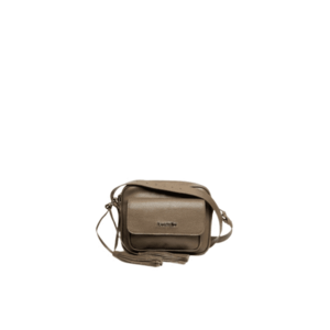 Geanta dama piele - Lucy - grej - 22x10x17 cm imagine