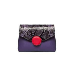 Geanta dama piele - Plic Adriana - mov roz - 32x5x24 cm imagine
