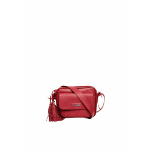 Geanta dama piele - Lucy - rosu - 22x10x17 cm imagine