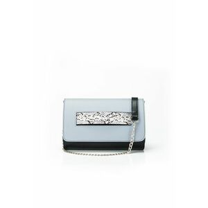 Geanta dama piele - Lara - bleu - 26x9x19 cm imagine