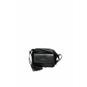 Geanta dama piele - Lucy - negru - 22x10x17 cm imagine