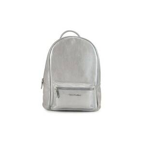 Geanta dama piele - Rucsac 3 mare - gri - 29x16x35 cm imagine
