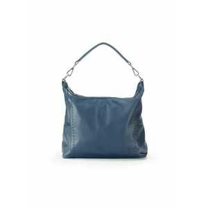 Geanta dama piele - Saculet Dora - bleumarin - 42x12x32 cm imagine