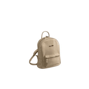 Rucsac piele - 3 intermediar - nude - 26 x 14 x 30 cm imagine