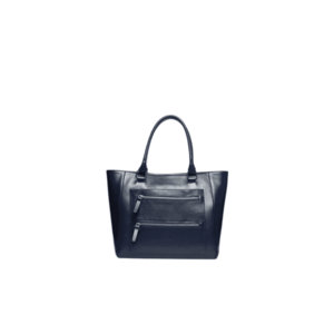 Geanta dama piele - Ellis - bleumarin - 30x11x29 cm imagine
