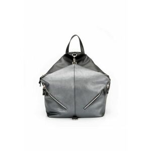 Geanta dama piele - Mabella mare - gri - 36x20x33 cm imagine