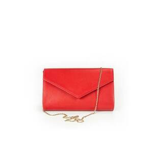 Geanta dama piele - Plic One mic - rosu - 22x5x15 cm imagine