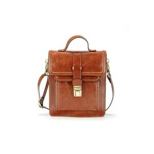 Geanta dama piele - Borseta 1 - maro - - 22x10x26 cm imagine