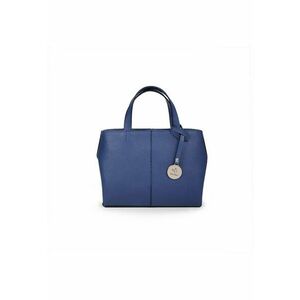 Geanta dama piele - Cosulet Ana mic - albastru - 31 x 14 x 20 cm imagine