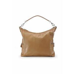 Geanta dama piele - Saculet Dora - coniac - 42x12x32 cm imagine