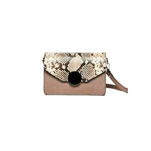 Geanta dama piele - Carmen - grej - 22x10x15 cm imagine