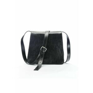 Geanta dama piele - Cristal mic - negru - 23x8x22 cm imagine