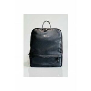 Geanta dama piele - Rucsac 2 - negru - 28x15x28 cm imagine