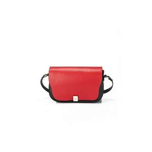 Geanta dama piele - Cara - negru - 29x9x19 cm imagine