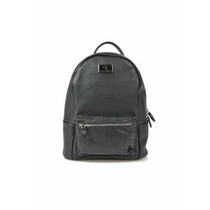 Rucsac dama piele - 3 mare - negru - 29 x 16 x 35 cm imagine