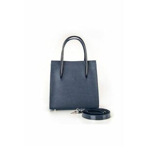 Geanta dama piele - Hanna 5 - bleumarin - 30x12x30 cm imagine