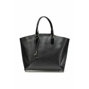 Geanta dama piele - Cosulet Ana mare - negru - 47x14x34 cm imagine