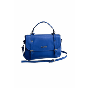 Geanta dama piele - Elena - 30x10x22 - Albastru imagine