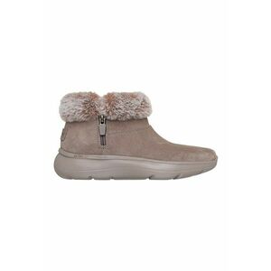 Ghete din piele intoarsa cu blana sintetica On The Go Encore - Bej imagine