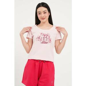 -Tricou dama cu maneca scurta ( Material: Bumbac - BARLEY PINK imagine