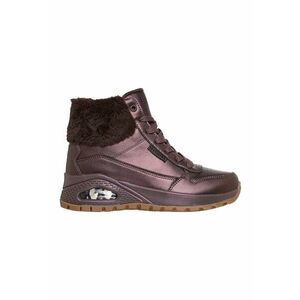Ghete din piele ecologica cu garnitura cu blana sintetica Uno Rugged Galactic Heights - Maro imagine