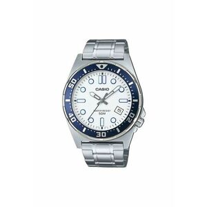 Ceas barbatesc - Diver - inox - 43.5mm - argintiu/albastru imagine