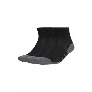 Set de sosete scurte pentru antrenament - 3 perechi - Negru/Gri inchis imagine