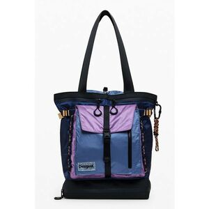 Rucsac convertibil cu aspect contrastant - Violet/Bleumarin imagine