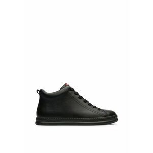 Pantofi sport mid-cut din piele Runner Four 1223 - Negru imagine