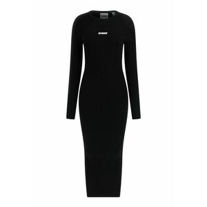 Rochie bodycon cu striatii - Negru imagine