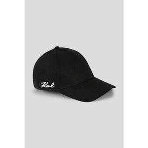 Sapca baseball ajustabila cu logo brodat - Negru imagine