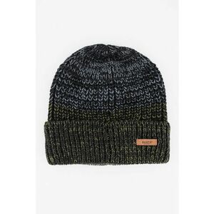 Caciula din tricot cu striatii Arctic - Negru/Albastru prafuit/Verde feriga imagine