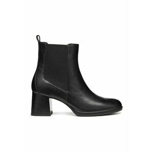 Botine Chelsea de piele - Negru imagine
