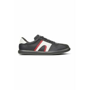 Pantofi sport Pelotas Soller din piele si piele nabuc - Rosu/Alb/Gri antracit imagine