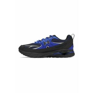 Pantofi sport cu aspect contrastant - Negru/Albastru royal imagine