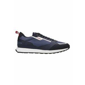 Pantofi sport low-cut cu logo - Albastru imagine