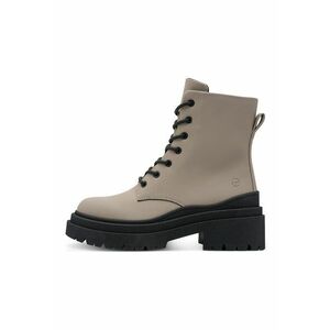 Bocanci de piele sintetica - Maro taupe deschis imagine