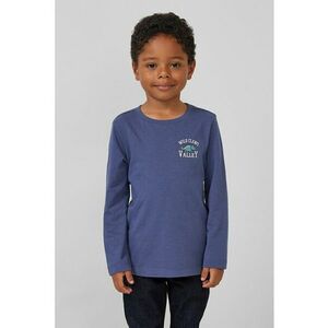 Bluza cu imprimeu grafic pe partea din spate - Portocaliu/Albastru prafuit imagine