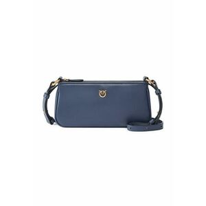 Geanta crossbody cu logo - Bleumarin imagine