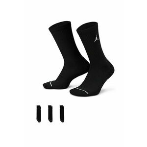 Set de sosete unisex pentru baschet - 3 perechi - Negru imagine