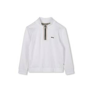 Bluza de trening cu fermoar scurt - Alb optic imagine