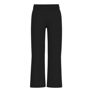 Colanti striati cu croiala ampla - Negru imagine