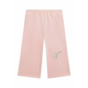 Pantaloni cu talie elastica - Roz pal imagine