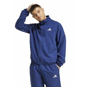 Jacheta cu fermoar si logo - Albastru royal imagine